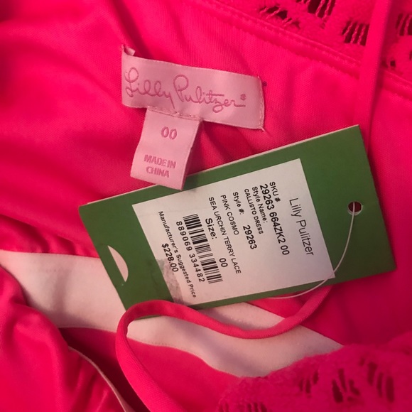 NWT Lilly Pulitzer Callisto Dress Sea Urchin Lace - Picture 4 of 5